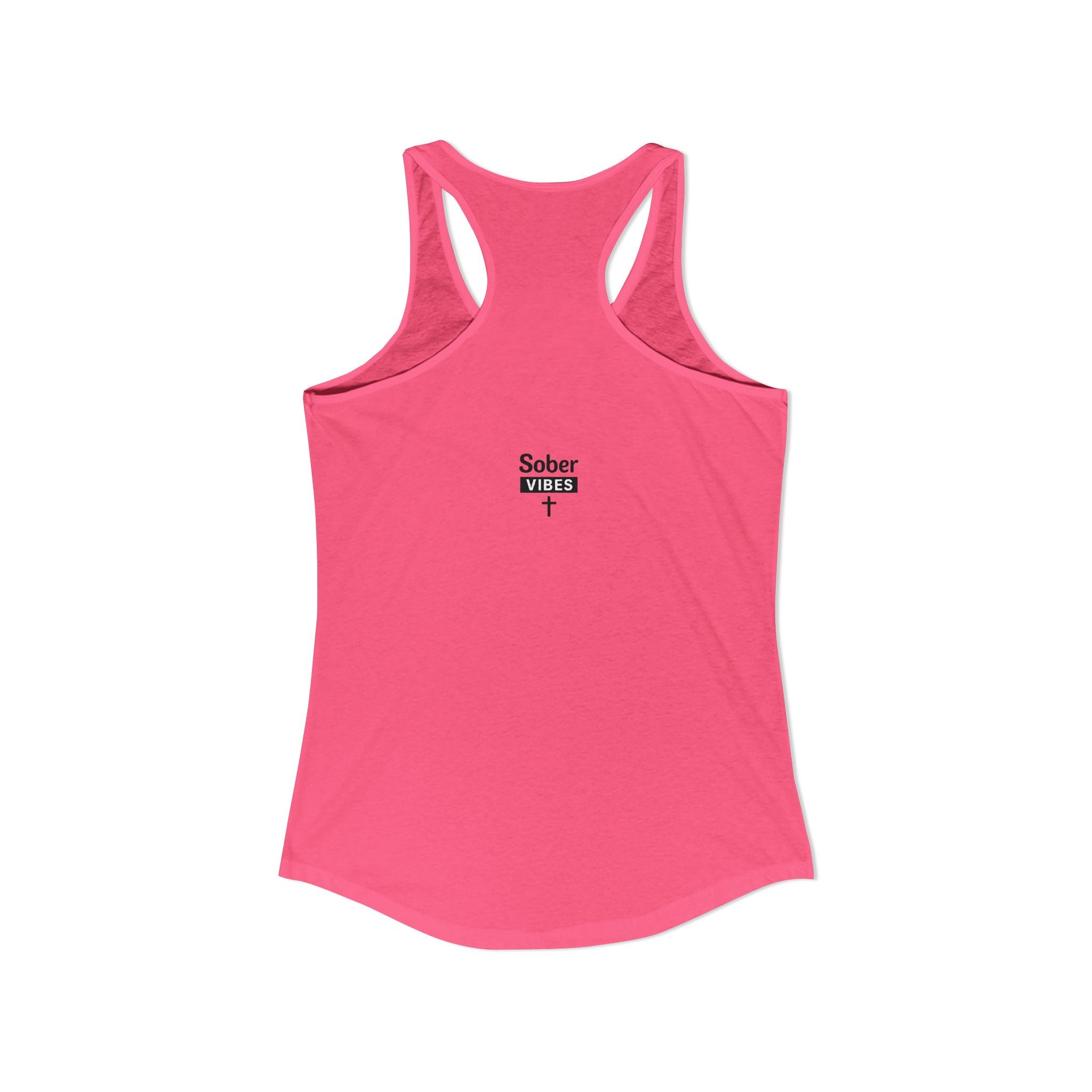 Prayed. Healed. Sober. Women’s Recovery Tank Top | Faith Based Sobriety Shirt | Christian Recovery Apparel