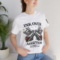 Ink Over Addiction Tee — 'We Do Recover' Tattoo Recovery Shirt