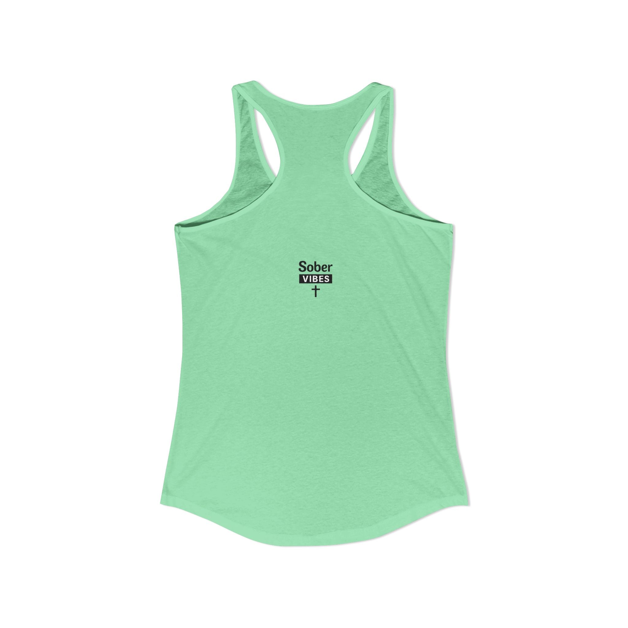 Prayed. Healed. Sober. Women’s Recovery Tank Top | Faith Based Sobriety Shirt | Christian Recovery Apparel