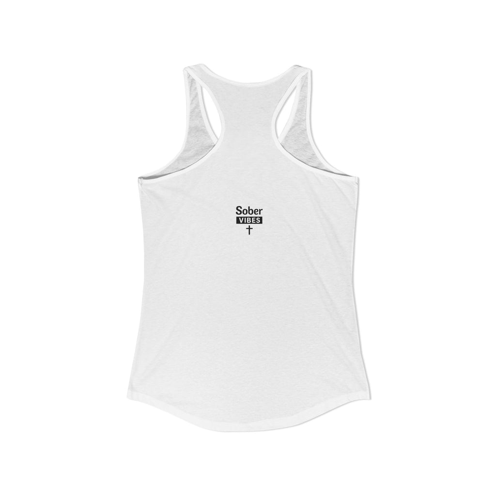 Prayed. Healed. Sober. Women’s Recovery Tank Top | Faith Based Sobriety Shirt | Christian Recovery Apparel