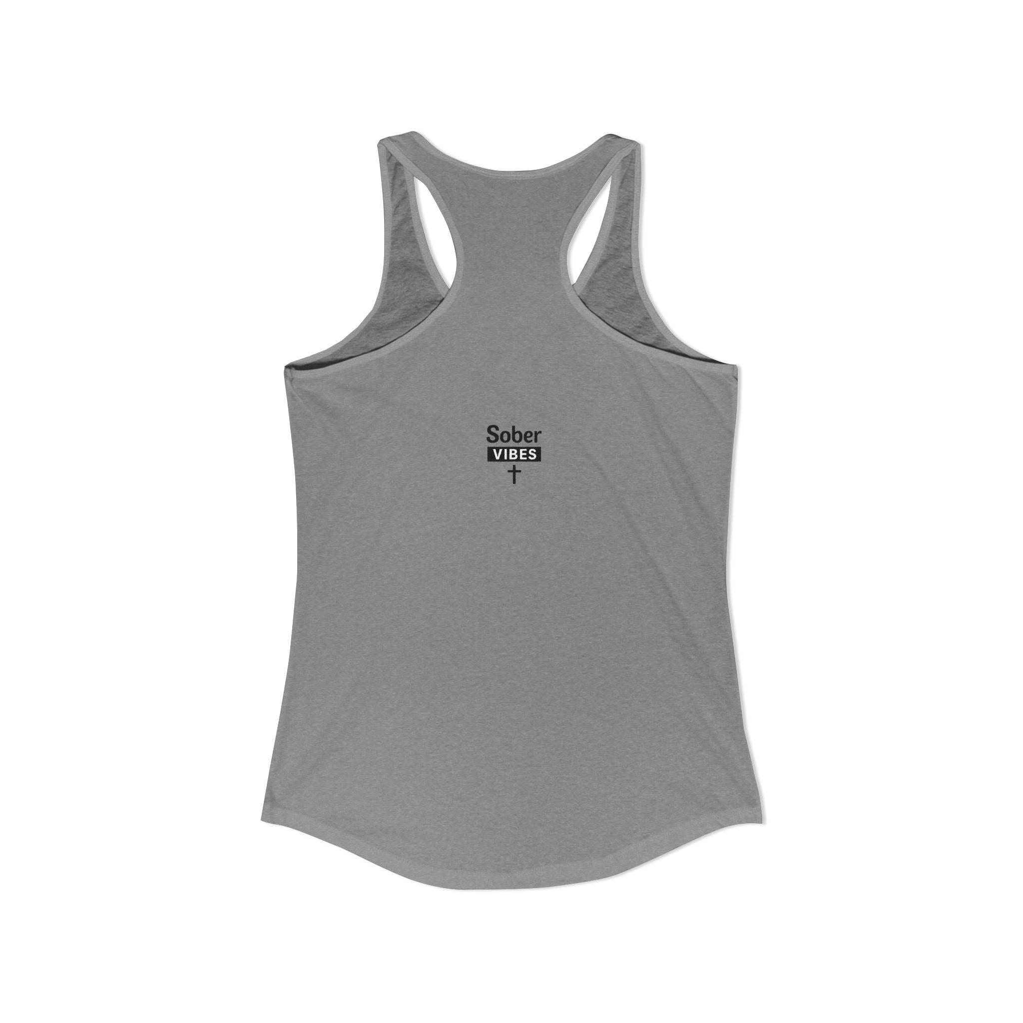 Prayed. Healed. Sober. Women’s Recovery Tank Top | Faith Based Sobriety Shirt | Christian Recovery Apparel